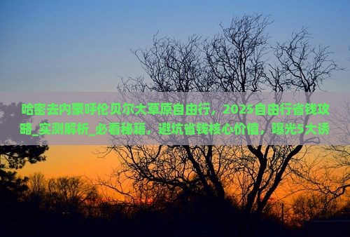 哈密去内蒙呼伦贝尔大草原自由行
