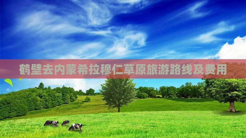 鹤壁去内蒙希拉穆仁草原旅游