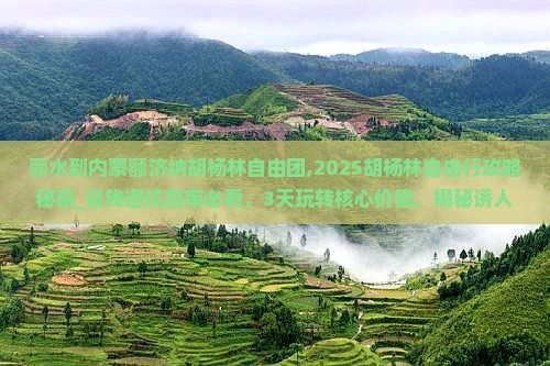 丽水到内蒙额济纳胡杨林自由团