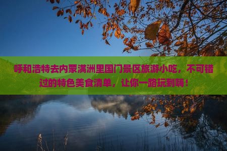 呼和浩特去内蒙满洲里国门景区旅游小吃