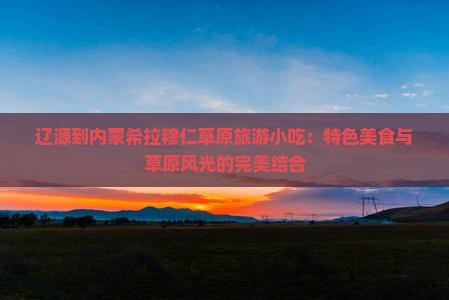 辽源到内蒙希拉穆仁草原旅游小吃