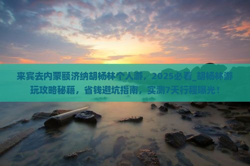 来宾去内蒙额济纳胡杨林个人游