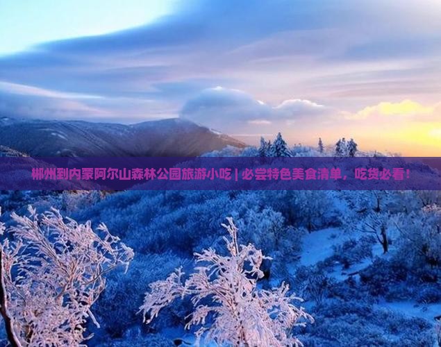 郴州到内蒙阿尔山国家森林公园旅游小吃