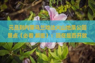 元旦到内蒙乌兰哈达火山地质公园景点