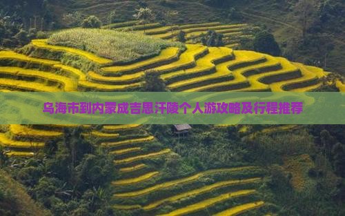 乌海市到内蒙成吉思汗陵个人游