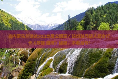 驻马店去内蒙乌兰哈达火山地质公园旅游小吃