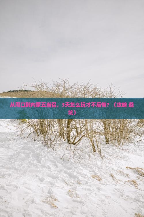 周口到内蒙五当召自由行