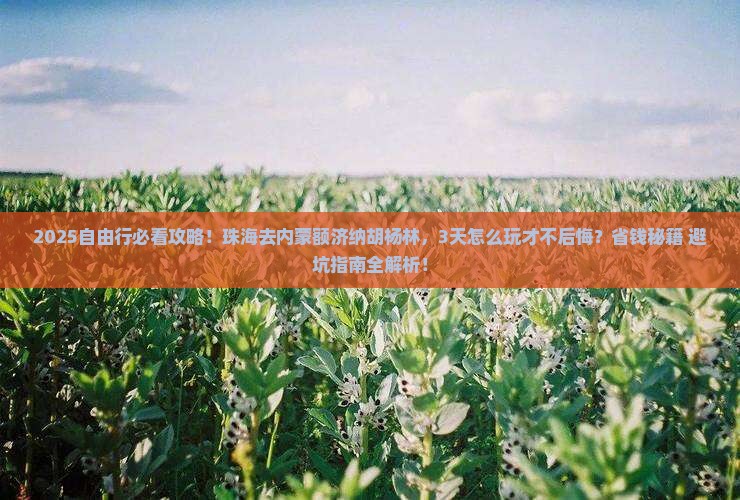 珠海去内蒙额济纳胡杨林自由团