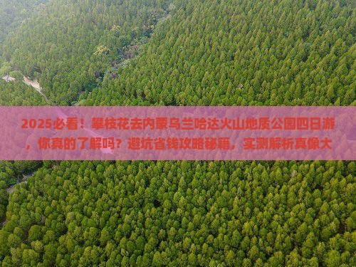 攀枝花去内蒙乌兰哈达火山地质公园四日游
