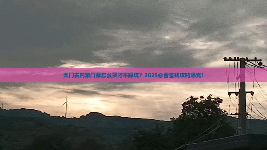 天门去内蒙门票