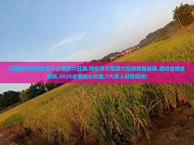 辽阳到内蒙呼伦贝尔大草原六日游