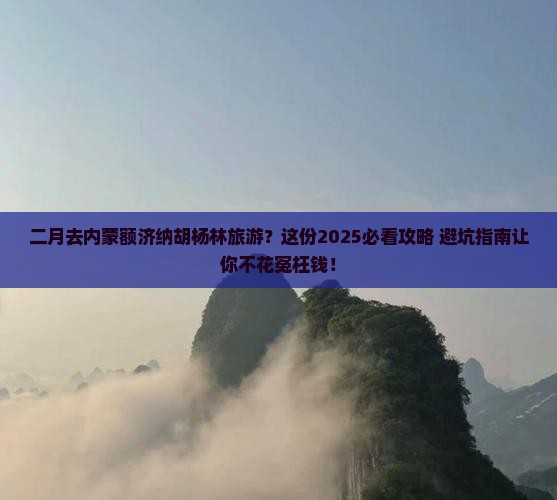 二月去内蒙额济纳胡杨林旅游