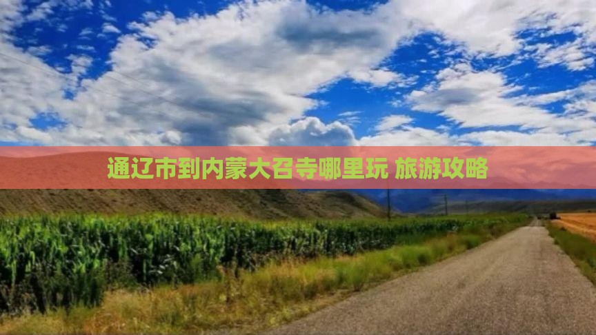 通辽市到内蒙大召寺哪里玩