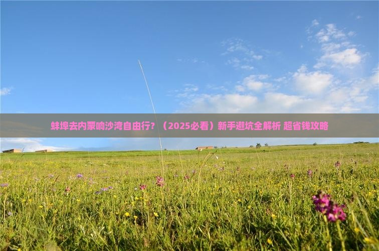 蚌埠去内蒙响沙湾自由行