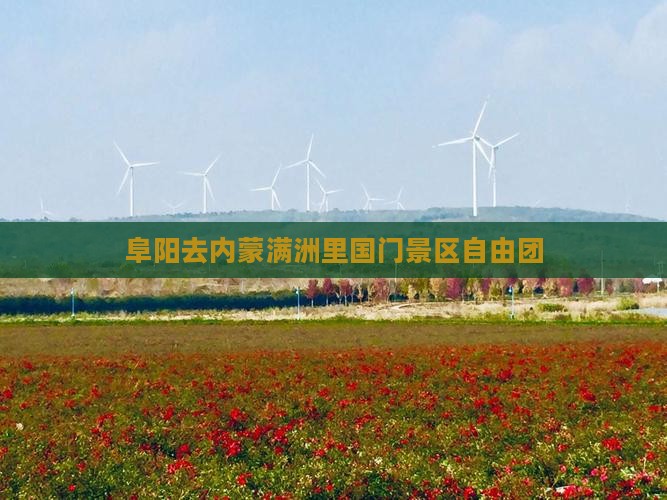 阜阳去内蒙满洲里国门景区自由团