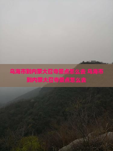 乌海市到内蒙大召寺景点