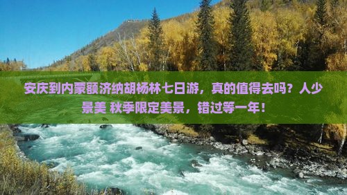 安庆到内蒙额济纳胡杨林七日游