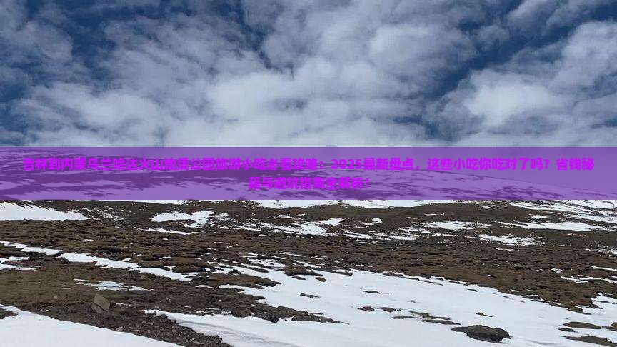 吉林到内蒙乌兰哈达火山地质公园旅游小吃
