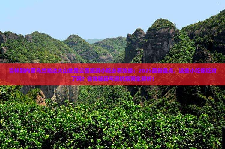 吉林到内蒙乌兰哈达火山地质公园旅游小吃