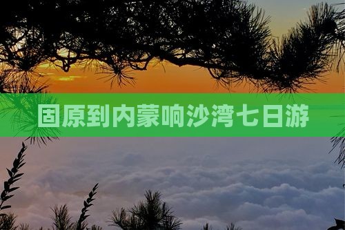 固原到内蒙响沙湾七日游