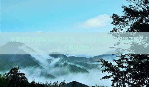 丽水到内蒙希拉穆仁草原二日游