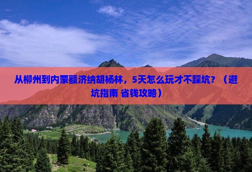 柳州去内蒙额济纳胡杨林旅行社