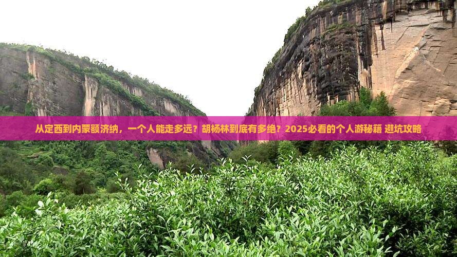 定西到内蒙额济纳胡杨林个人游