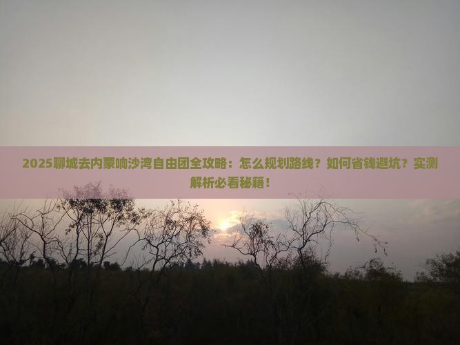 聊城去内蒙响沙湾自由团