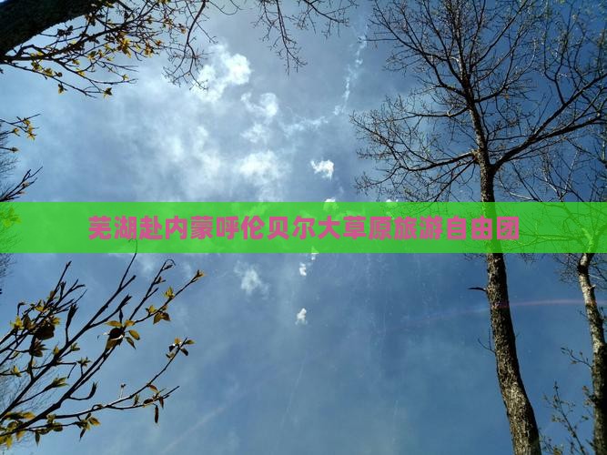 芜湖去内蒙呼伦贝尔大草原自由团
