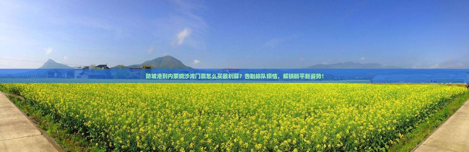 防城港到内蒙响沙湾门票