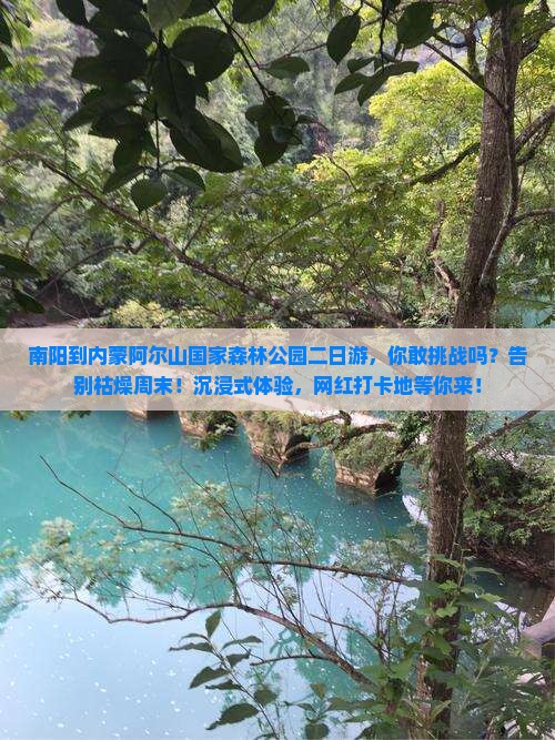 南阳到内蒙阿尔山国家森林公园二日游