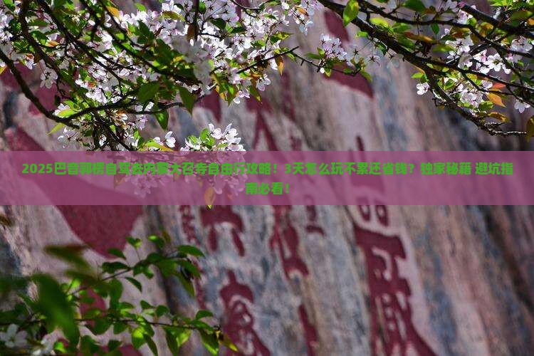 巴音郭楞到内蒙大召寺自由行