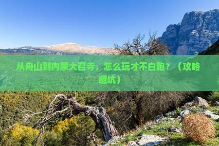 舟山去内蒙大召寺哪里玩 舟山去内蒙大召寺哪里玩