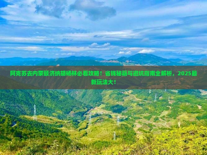阿克苏去内蒙额济纳胡杨林哪里玩