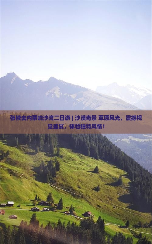 张掖去内蒙响沙湾二日游