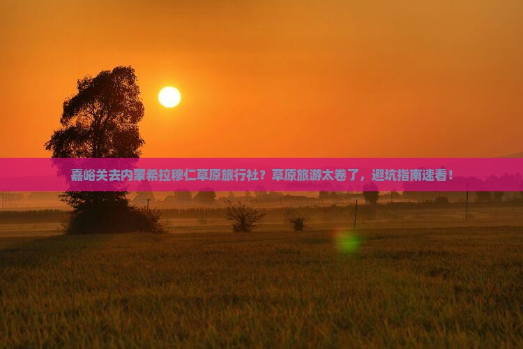 嘉峪关去内蒙希拉穆仁草原旅行社