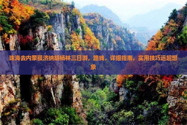 珠海去内蒙额济纳胡杨林三日游