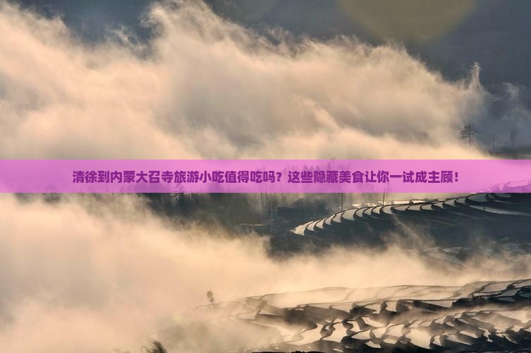 清徐到内蒙大召寺旅游小吃