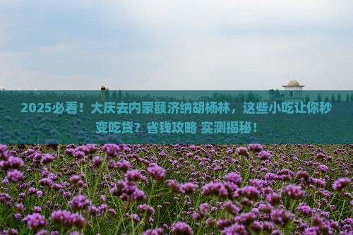 大庆去内蒙额济纳胡杨林旅游小吃