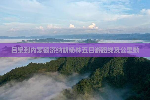 吕梁到内蒙额济纳胡杨林五日游