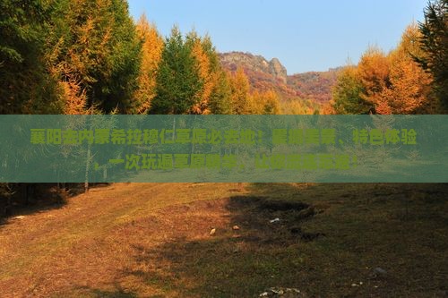 襄阳去内蒙希拉穆仁草原必去地
