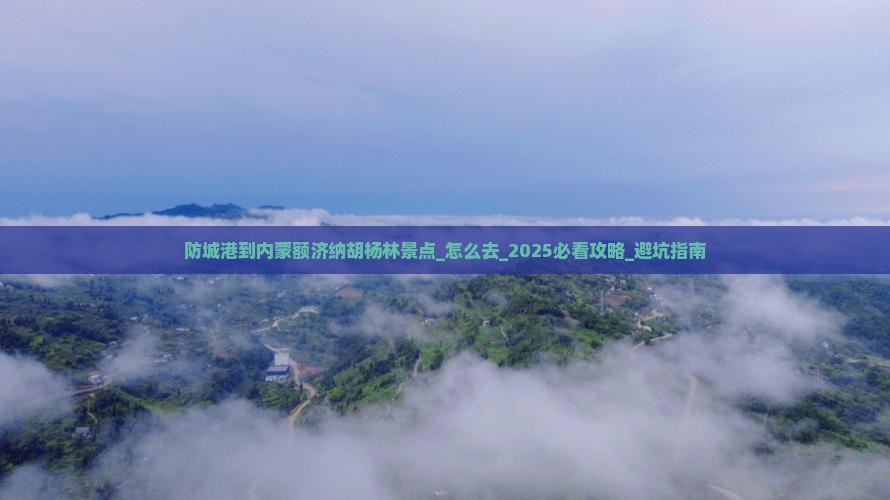 防城港到内蒙额济纳胡杨林景点