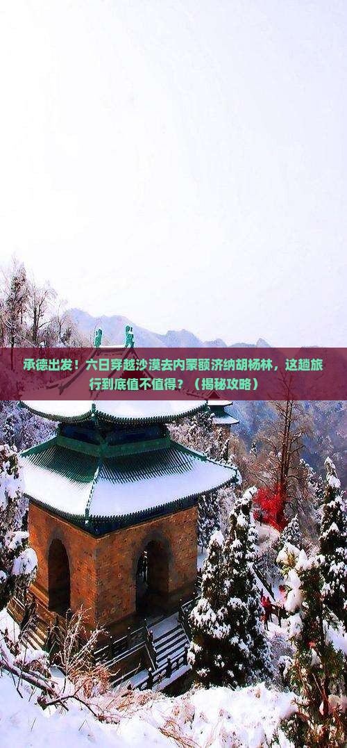 承德到内蒙额济纳胡杨林六日游