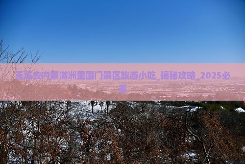 玉溪去内蒙满洲里国门景区旅游小吃