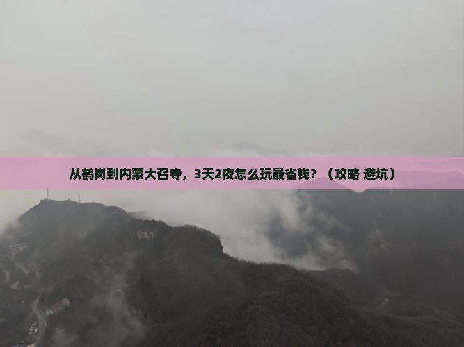 鹤岗去内蒙大召寺门票