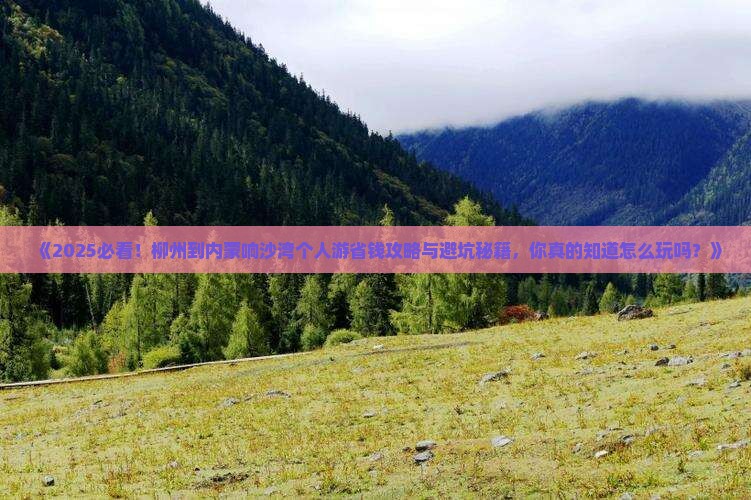 柳州到内蒙响沙湾个人游