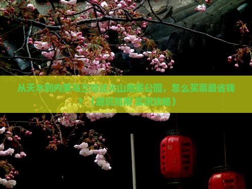 天水去内蒙乌兰哈达火山地质公园门票