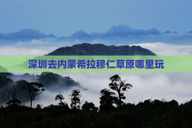 深圳去内蒙希拉穆仁草原哪里玩 深圳去内蒙希拉穆仁草原哪里玩