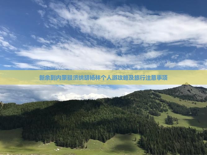 新余到内蒙额济纳胡杨林个人游