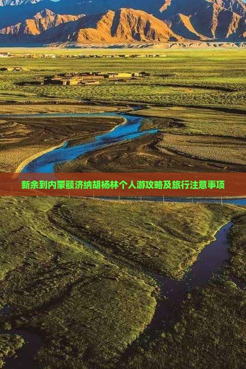 新余到内蒙额济纳胡杨林个人游